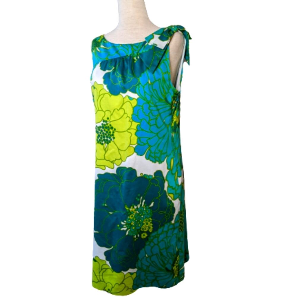 Ann Taylor Sleeveless Floral Dress Sz 6